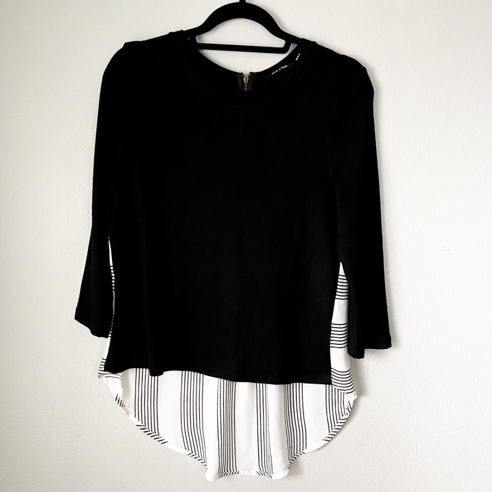 Women’s Doe & Rae Dressy Chiffon Back Top